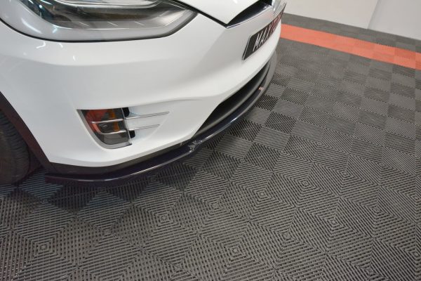 Tesla Model X - Lâmina frontal V.1 | TE-MODELX-FD1G | Produto Maxton Design distribuído por Unicartuning.