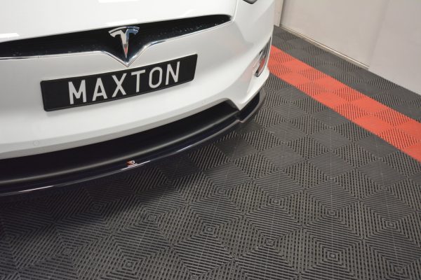 Tesla Model X - Lâmina frontal V.1 | TE-MODELX-FD1G | Produto Maxton Design distribuído por Unicartuning.