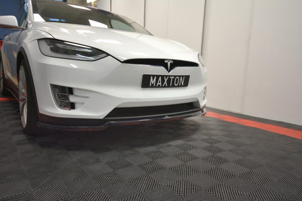 Tesla Model X - Lâmina frontal V.1 | TE-MODELX-FD1G | Produto Maxton Design distribuído por Unicartuning.