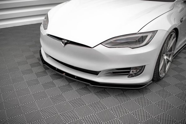Tesla Model S (facelift) - Lâmina frontal V.1 | TE-MODELS-1F-FD1G | Produto Maxton Design distribuído por Unicartuning.