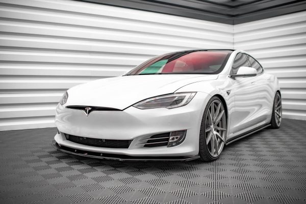 Tesla Model S (facelift) - Lâmina frontal V.1 | TE-MODELS-1F-FD1G | Produto Maxton Design distribuído por Unicartuning.