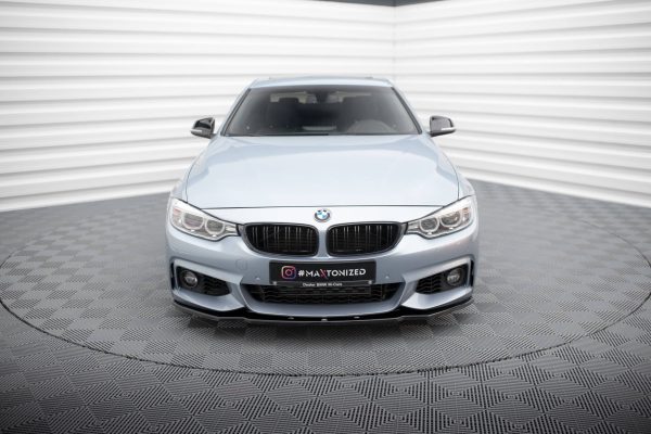 BMW 4 Coupé / Gran Coupé / Cabrio Pack M F32 / F36 / F33 - Lâmina frontal V.1 | BM-4-F32-MPACK-FD1G | Produto Maxton Design distribuído por Unicartuning. BMW 4 Coupé / Gran Coupé / Cabrio Pack M F32 / F36 / F33 - Lâmina frontal V.1 | BM-4-F32-MPACK-FD1G | Produto Maxton Design distribuído por Unicartuning.