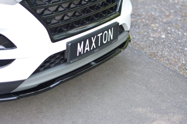 Hyundai Tucson Mk3 (facelift) - Lâmina frontal V.2 | HY-TU-3F-FD2G | Produto Maxton Design distribuído por Unicartuning.