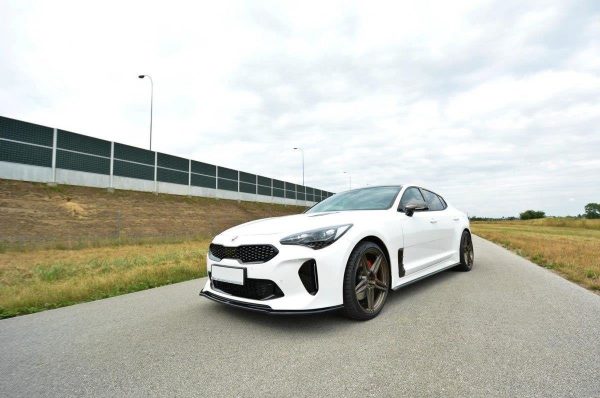 Kia Stinger GT / GT-line / Standard Mk1 - Lâmina frontal V.2 | KI-ST-1-GT-FD2G | Produto Maxton Design distribuído por Unicartuning. Kia Stinger GT / GT-line / Standard Mk1 - Lâmina frontal V.2 | KI-ST-1-GT-FD2G | Produto Maxton Design distribuído por Unicartuning.