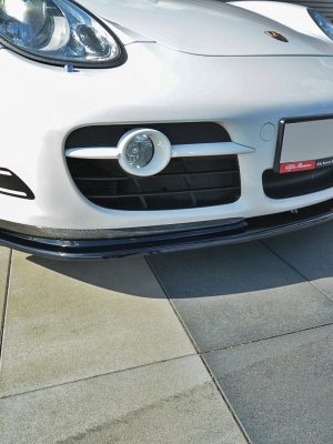Porsche Cayman S 987c - Lâmina frontal V.2 | PO-CA-S-987-FD2G | Produto Maxton Design distribuído por Unicartuning.