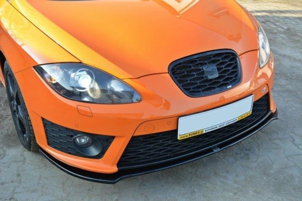 Seat Leon Mk2 Cupra / FR - Lâmina frontal V.2 | SE-LE-2F-FR-FD2G | Produto Maxton Design distribuído por Unicartuning. Seat Leon Mk2 Cupra / FR - Lâmina frontal V.2 | SE-LE-2F-FR-FD2G | Produto Maxton Design distribuído por Unicartuning.
