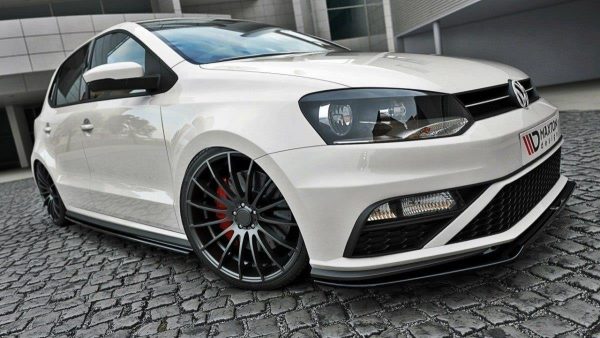 Volkswagen Polo GTI Mk5 (facelift) - Lâmina frontal V.2 | VW-PO-5F-GTI-FD2G | Produto Maxton Design distribuído por Unicartuning. Volkswagen Polo GTI Mk5 (facelift) - Lâmina frontal V.2 | VW-PO-5F-GTI-FD2G | Produto Maxton Design distribuído por Unicartuning.