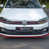 Volkswagen Polo GTI / R-line Mk6 - Lâmina frontal V.2 | VW-PO-6-GTI-FD2RED | Produto Maxton Design distribuído por Unicartuning. Volkswagen Polo GTI / R-line Mk6 - Lâmina frontal V.2 | VW-PO-6-GTI-FD2RED | Produto Maxton Design distribuído por Unicartuning.
