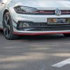Volkswagen Polo GTI / R-line Mk6 - Lâmina frontal V.2 | VW-PO-6-GTI-FD2RED | Produto Maxton Design distribuído por Unicartuning. Volkswagen Polo GTI / R-line Mk6 - Lâmina frontal V.2 | VW-PO-6-GTI-FD2RED | Produto Maxton Design distribuído por Unicartuning.