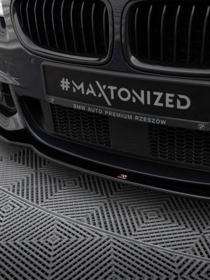 BMW 5 F10/f11 Pack M - Lâmina frontal V.2 | BM-5-10-MPACK-FD2G | Produto Maxton Design distribuído por Unicartuning.