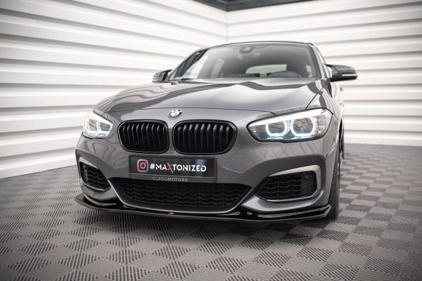 BMW 1 F20/ F21 M-power - Lâmina frontal V.3 | BM-1-F20F-M-FD3G | Produto Maxton Design distribuído por Unicartuning.