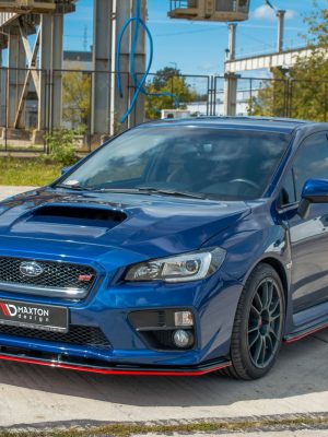 Subaru WRX STI - Lâmina frontal V.4 | SUIM4WRXSTI-FD2G+FD2RRED | Produto Maxton Design distribuído por Unicartuning.