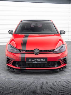 Volkswagen Golf Mk7 GTI ClubSport - Lâmina frontal | VW-GO-7-GTI-CS-FD1G | Produto Maxton Design distribuído por Unicartuning. Volkswagen Golf Mk7 GTI ClubSport - Lâmina frontal | VW-GO-7-GTI-CS-FD1G | Produto Maxton Design distribuído por Unicartuning.