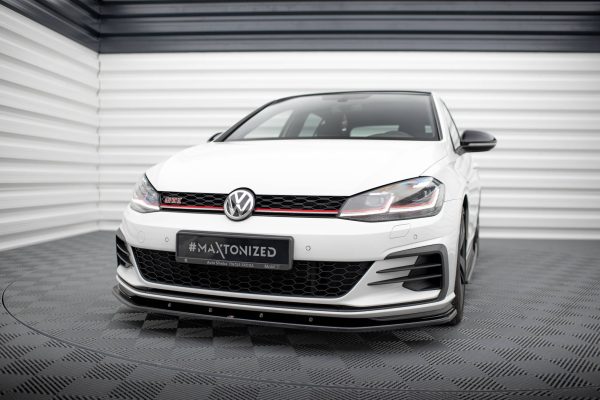 Volkswagen Golf VII GTI (facelift) - Lâmina frontal | VW-GO-7F-GTI-FD1G | Produto Maxton Design distribuído por Unicartuning.