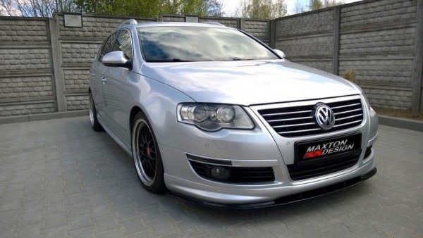 Volkswagen Passat B6 < R-line Look > - Lâmina frontal | VW-PA-3C-RLINE-FD1G | Produto Maxton Design distribuído por Unicartuning.
