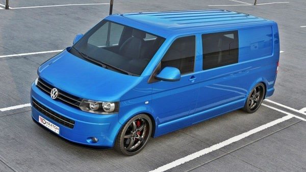 Volkswagen T5 (pre-facelift) - Lâmina frontal V.2 | VW-T5F-CUP-FD1G | Produto Maxton Design distribuído por Unicartuning.