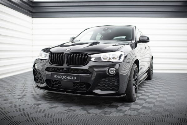 BMW X4 Pack M - Lâmina frontal | BM-X4-26-MPACK-FD1G | Produto Maxton Design distribuído por Unicartuning.