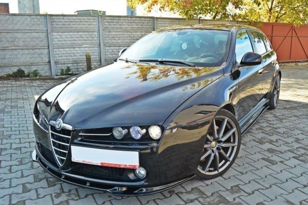 Alfa Romeo 159 - Lâmina frontal V.1 | AL-159-FD1G | Produto Maxton Design distribuído por Unicartuning.