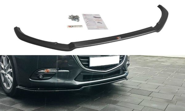 Mazda 3 Bn (mk3) (facelift) - Lâmina frontal V.1 | MA-3-3F-FD1G | Produto Maxton Design distribuído por Unicartuning. Mazda 3 Bn (mk3) (facelift) - Lâmina frontal V.1 | MA-3-3F-FD1G | Produto Maxton Design distribuído por Unicartuning.