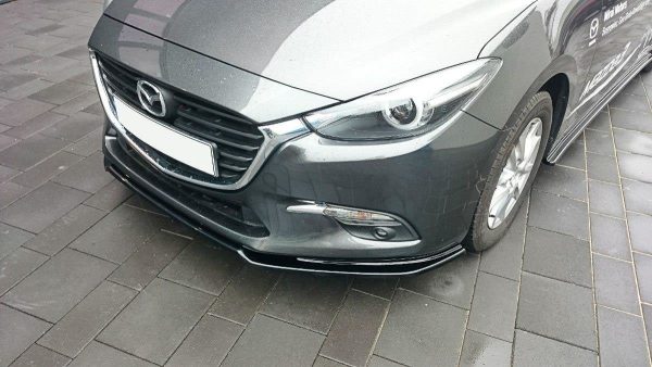 Mazda 3 Bn (mk3) (facelift) - Lâmina frontal V.1 | MA-3-3F-FD1G | Produto Maxton Design distribuído por Unicartuning. Mazda 3 Bn (mk3) (facelift) - Lâmina frontal V.1 | MA-3-3F-FD1G | Produto Maxton Design distribuído por Unicartuning.
