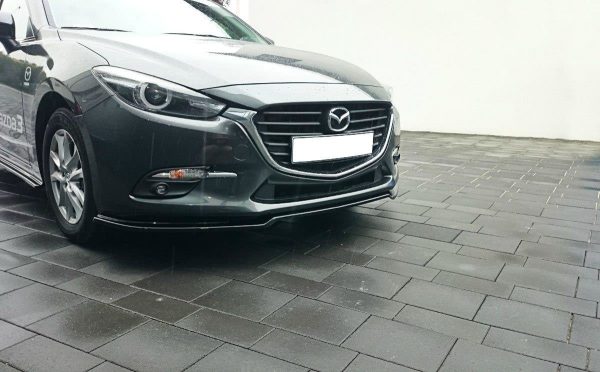 Mazda 3 Bn (mk3) (facelift) - Lâmina frontal V.1 | MA-3-3F-FD1G | Produto Maxton Design distribuído por Unicartuning. Mazda 3 Bn (mk3) (facelift) - Lâmina frontal V.1 | MA-3-3F-FD1G | Produto Maxton Design distribuído por Unicartuning.