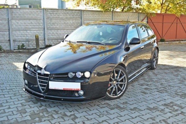 Alfa Romeo 159 - Lâmina frontal V.2 | AL-159-FD2G | Produto Maxton Design distribuído por Unicartuning.