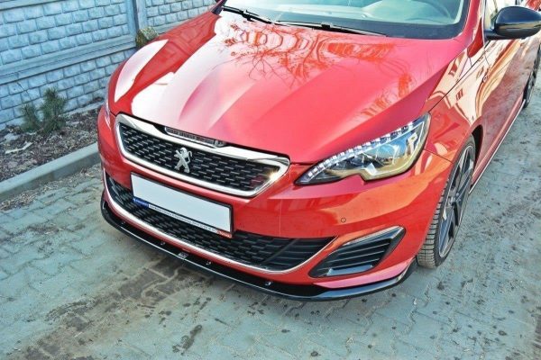 Peugeot 308 II GTI - Lâmina frontal V.2 | PE-308-GTI-FD2G | Produto Maxton Design distribuído por Unicartuning.