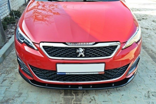Peugeot 308 II GTI - Lâmina frontal V.2 | PE-308-GTI-FD2G | Produto Maxton Design distribuído por Unicartuning.