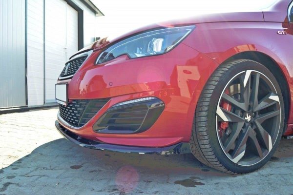 Peugeot 308 II GTI - Lâmina frontal V.2 | PE-308-GTI-FD2G | Produto Maxton Design distribuído por Unicartuning.