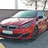 Peugeot 308 II GTI - Lâmina frontal V.2 | PE-308-GTI-FD2G | Produto Maxton Design distribuído por Unicartuning.