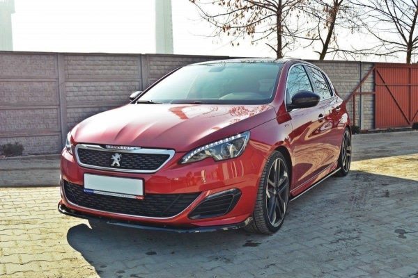 Peugeot 308 II GTI - Lâmina frontal V.2 | PE-308-GTI-FD2G | Produto Maxton Design distribuído por Unicartuning.
