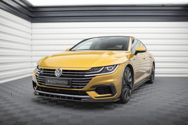 Volkswagen Arteon R-line - Lâmina frontal V.3 | VW-AR-1-RLINE-FD3G | Produto Maxton Design distribuído por Unicartuning.