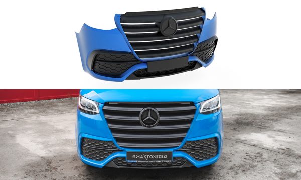 Mercedes-Benz Sprinter Mk3 - Pára-choques frontal | ME-SP-3-F1F | Produto Maxton Design distribuído por Unicartuning. Mercedes-Benz Sprinter Mk3 - Pára-choques frontal | ME-SP-3-F1F | Produto Maxton Design distribuído por Unicartuning.