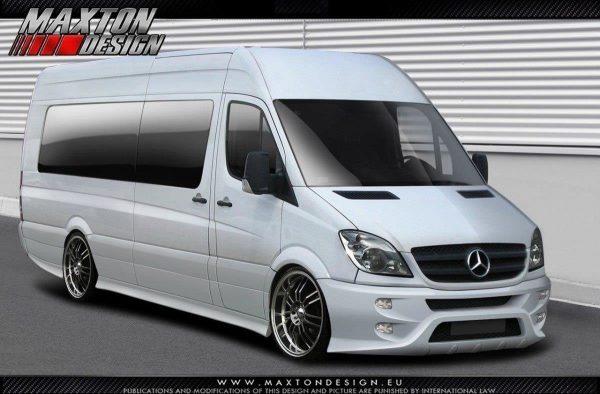 Mercedes-Benz Sprinter Mk2 - Pára-choques frontal | ME-SP-2-F1A | Produto Maxton Design distribuído por Unicartuning.