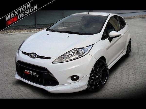 Ford Fiesta Mk7 - Spoiler para pára-choques frontal | FO-FI-7-STLINE-FS1A | Produto Maxton Design distribuído por Unicartuning.