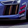 Audi R8 Mk.2 - Lâminas laterais frontais | AU-R8-2-CNC-CAN1A | Produto Maxton Design distribuído por Unicartuning.