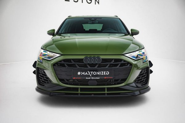 Audi S3 Sportback / A3 S-Line Sportback 8Y (facelift) - Lâminas laterais frontais | AU-S3-8YF-CAN1 | Produto Maxton Design distribuído por Unicartuning. Audi S3 Sportback / A3 S-Line Sportback 8Y (facelift) - Lâminas laterais frontais | AU-S3-8YF-CAN1 | Produto Maxton Design distribuído por Unicartuning.