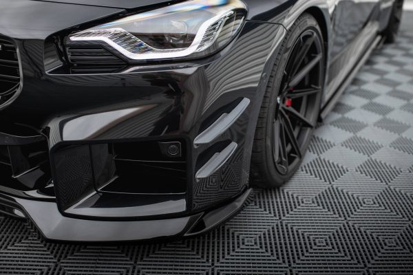 BMW M2 G87 - Lâminas laterais frontais | BM-M2-G87-CAN1 | Produto Maxton Design distribuído por Unicartuning. BMW M2 G87 - Lâminas laterais frontais | BM-M2-G87-CAN1 | Produto Maxton Design distribuído por Unicartuning.
