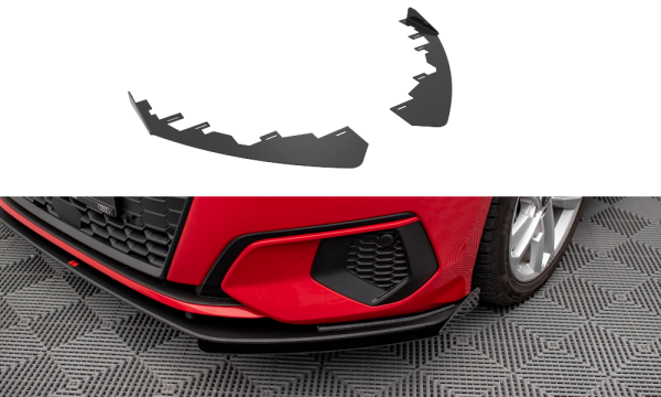 Audi A3 8Y - Splitters frontais | AUA38YCNC-FSF1G | Produto Maxton Design distribuído por Unicartuning. Audi A3 8Y - Splitters frontais | AUA38YCNC-FSF1G | Produto Maxton Design distribuído por Unicartuning.