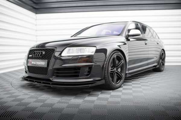 Audi RS6 Avant C6 - Splitters frontais | AURS6C6CNC-FSF1G | Produto Maxton Design distribuído por Unicartuning. Audi RS6 Avant C6 - Splitters frontais | AURS6C6CNC-FSF1G | Produto Maxton Design distribuído por Unicartuning.