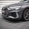 Audi S3/a3 S-Line 8Y - Splitters frontais | AUA38YSLINECNC-FSF1G | Produto Maxton Design distribuído por Unicartuning.