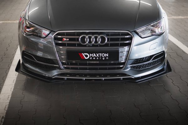 Audi S3 / A3 S-Line Sedan 8V - Splitters frontais | AUS33SCNC-FSF1G | Produto Maxton Design distribuído por Unicartuning. Audi S3 / A3 S-Line Sedan 8V - Splitters frontais | AUS33SCNC-FSF1G | Produto Maxton Design distribuído por Unicartuning.