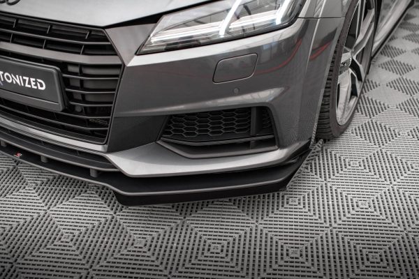 Audi TT S / S-Line 8s - Splitters frontais | AUTT3SLINECNC-FSF1G | Produto Maxton Design distribuído por Unicartuning.