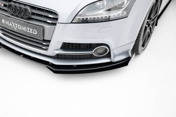 Audi TT S / TT S-Line 8j (facelift) - Splitters frontais | AUTT2SLINECNC-FSF1G | Produto Maxton Design distribuído por Unicartuning.