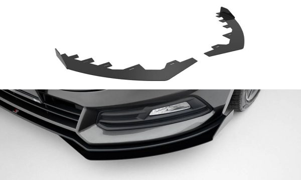 Ford Focus ST Mk3 Fl - Splitters frontais | FOFO3FSTCNC-FSF1G | Produto Maxton Design distribuído por Unicartuning.