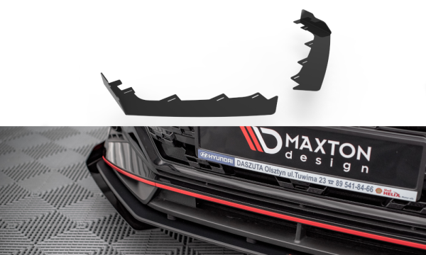 Hyundai I20 N Mk3 - Splitters frontais | HYI203NCNC-FSF1G | Produto Maxton Design distribuído por Unicartuning. Hyundai I20 N Mk3 - Splitters frontais | HYI203NCNC-FSF1G | Produto Maxton Design distribuído por Unicartuning.