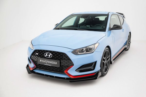 Hyundai Veloster N Mk2 - Splitters frontais | HYVE2NCNC-FSF1G | Produto Maxton Design distribuído por Unicartuning.