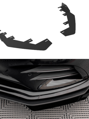 Mercedes-Benz A35 AMG Hatchback Aero Pack W177 - Splitters frontais | MEA17735CNC-FSF1G | Produto Maxton Design distribuído por Unicartuning. Mercedes-Benz A35 AMG Hatchback Aero Pack W177 - Splitters frontais | MEA17735CNC-FSF1G | Produto Maxton Design distribuído por Unicartuning.