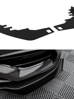 Mercedes-Benz Classe A AMG-line W176 (facelift) - Splitters frontais | MEA176FAMGLINECNC-FSF1G | Produto Maxton Design distribuído por Unicartuning.