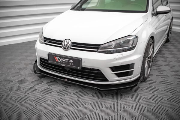 Volkswagen Golf R Mk7 - Splitters frontais | VWGO7RCNC-FSF1G | Produto Maxton Design distribuído por Unicartuning. Volkswagen Golf R Mk7 - Splitters frontais | VWGO7RCNC-FSF1G | Produto Maxton Design distribuído por Unicartuning.